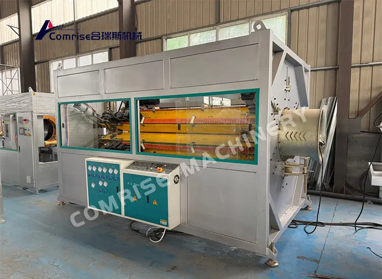 لقد تم اختبار خط إنتاج أنابيب PE 200-450mm بنجاح وإرساله إلى العملاء في الشرق الأوسط